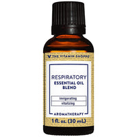Thumbnail for The Vitamin Shoppe Respiratory Essential Oil Blend - Clear Breathing Support | 100% Pure Therapeutic Grade | 1 oz | Eucalyptus Peppermint