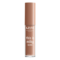 Thumbnail for NYX PROFESSIONAL MAKEUP This Is Milky Gloss, Vegan Lip Gloss, 12 Hour Hydration - Cookies & Milk (Cool Beige Nude)