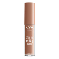 Thumbnail for NYX PROFESSIONAL MAKEUP This Is Milky Gloss, Vegan Lip Gloss, 12 Hour Hydration - Cookies & Milk (Cool Beige Nude)