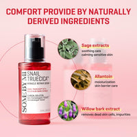 Thumbnail for SOME BY MI Snail Trucica Miracle Repair Serum - 1.69Oz, 50ml - Made from Snail Mucin for Sensitive Skin - Daily Repair Face Serum for Post Acne Marks and Strengthen Skin Barrier - Korean Skin Care