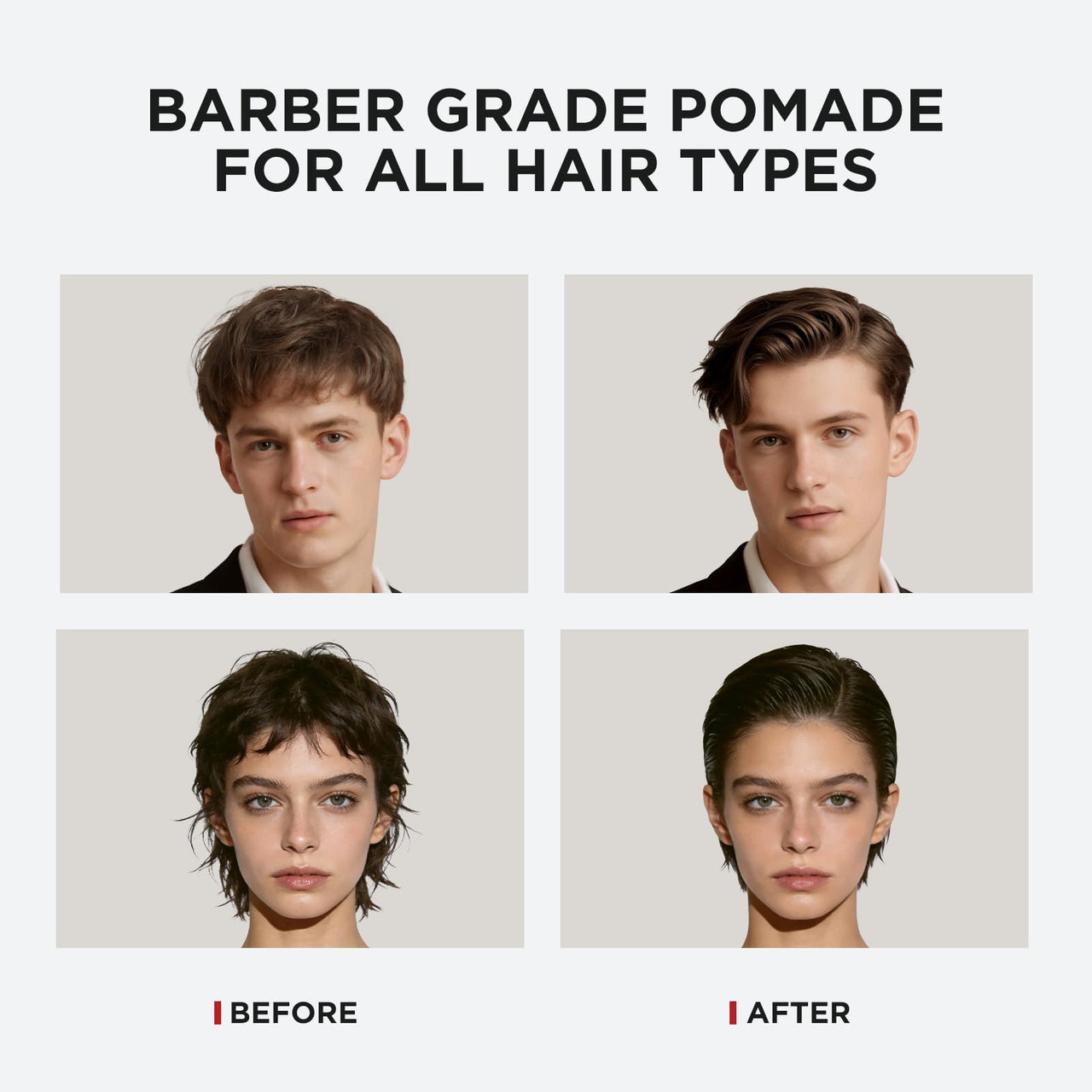 Hawkins & Brimble - Matt Clay Mens Hair Styling, 100ml - Non Greasy Matte Clay for Light, Medium and Strong Hold - Elemi and Ginseng Softens Repairs Allows for Restyling - Ideal for Dry and Damp Hair