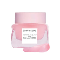 Thumbnail for Glow Recipe Travel Size Watermelon Glow AHA Night Treatment - Overnight Resurfacing Mask with AHA Complex, Hyaluronic Acid, Niacinamide & Watermelon Enzymes for Smooth, Glowing, Even-Toned Skin (25ml)