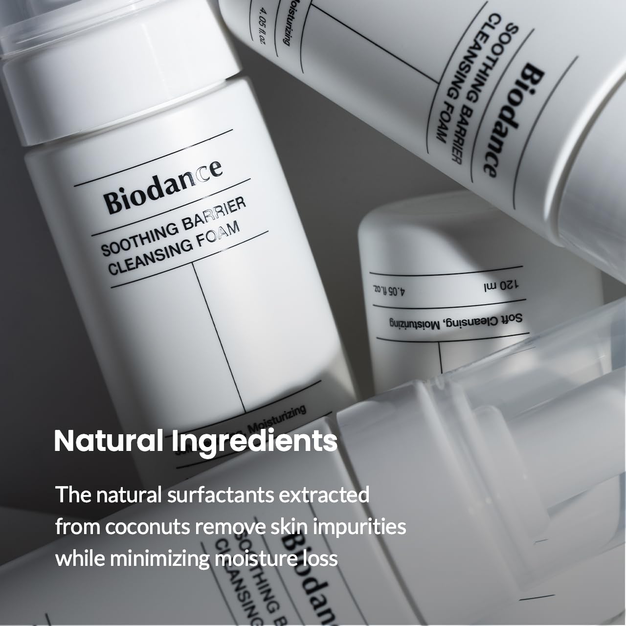 BIODANCE Soothing Barrier Cleansing Foam, Micro Bubble Foam, Gentle & Mild Face Cleanser | 4.06 fl.oz, 120ml