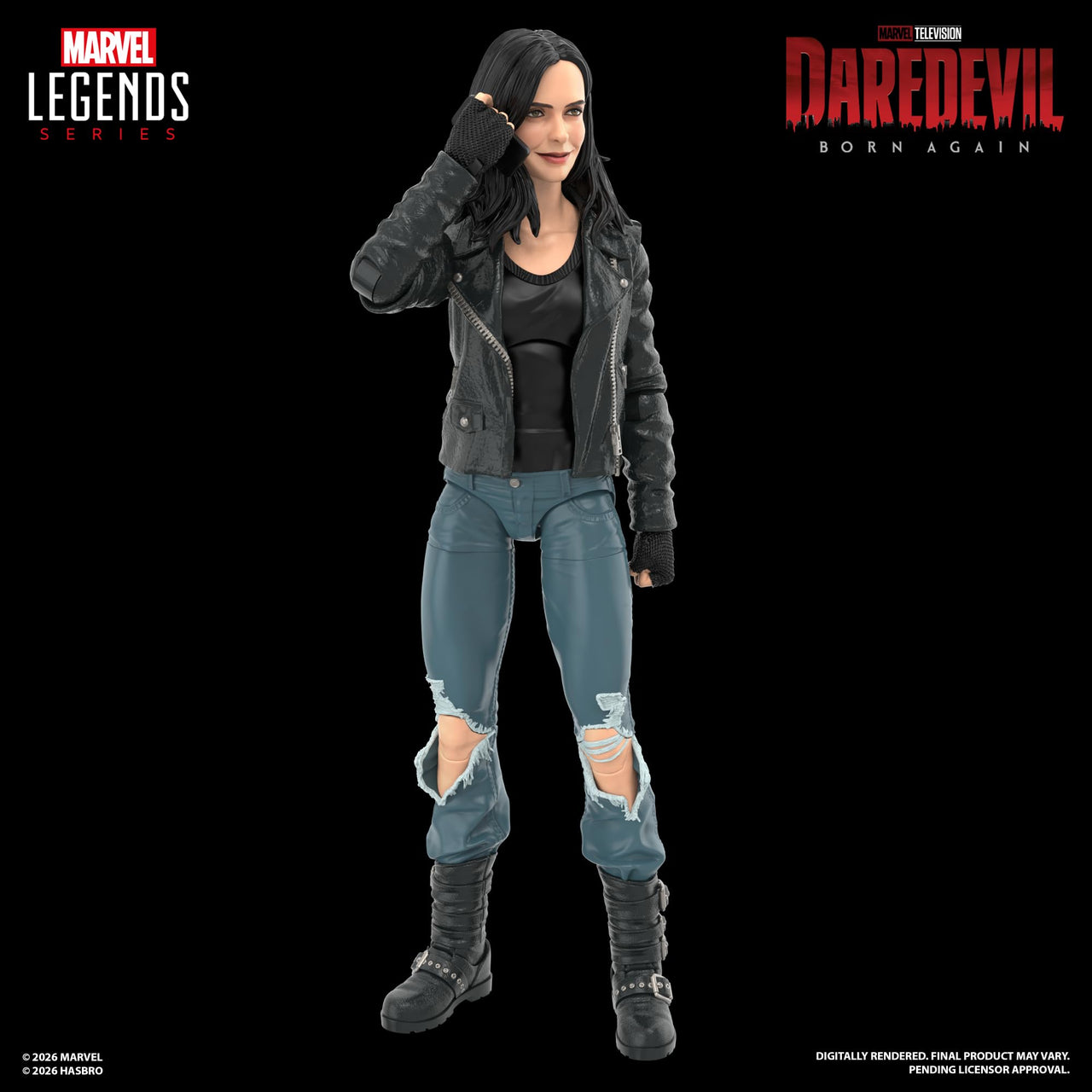 Marvel Legends Series Daredevil: Born Again Daredevil & Jessica Jones, 2 Collectible 6-Inch Action Figures