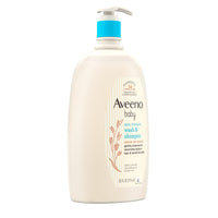 Thumbnail for Aveeno Baby Daily Moisture Body Wash & Shampoo with Natural Oat Extract, Hypoallergenic, Tear-Free, Paraben-Free, pH-Balanced Formula For Sensitive Hair & Skin, 33 fl oz