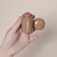 Thumbnail for Cream Blush stick, Natural-Looking Matte Finish Makeup Blush stick, Hydrating Long Lasting Lightweight Blendable Blush for cheeks (#4 Neutal Peach, 1 PC)