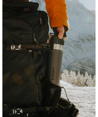 Thumbnail for STANLEY Quick Flip GO Water Bottle 24 oz | Push Button Lid | Leakproof and Packable for Travel and Sports | Insulated Stainless Steel | BPA-Free | Tigerlily