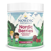 Thumbnail for Nordic Naturals Nordic Berries, Cherry Berry - 120 Gummy Berries - Great-Tasting Multivitamin for Ages 2+ - Growth, Development, Optimal Wellness - Non-GMO, Vegetarian - 30 Servings