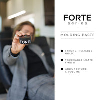 Thumbnail for Molding Paste by Forte Series Low Shine Hair Paste for Men Lightweight Hair Texturizer Adds Volume and Definition Medium Flexible (75 ml)