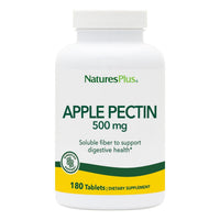 Thumbnail for NaturesPlus Apple Pectin - 500 mg, 180 Tablets - Natural Fiber Supplement - Vegetarian, Gluten Free - 180 Servings