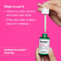 Thumbnail for Dr.Jart+ Cicapair Tiger Grass Camo Drops Tinted Serum SPF 35 with Centella Asiatica | Skin Tint | Korean Skin Care Makeup Hybrid, 1.01 Fl Oz