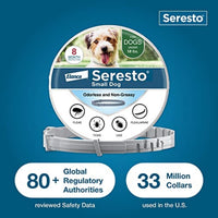 Thumbnail for Seresto Small Dog Vet-Recommended Flea & Tick Treatment & Prevention Collar for Dogs Under 18 lbs. | 8 Months Protection