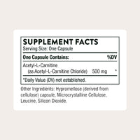 Thumbnail for THORNE - Acetyl-L-Carnitine - 500 mg - Supports Brain Function & Healthy Nerve Sensations in The Hands & Feet* - Gluten, Dairy & Soy-Free - 60 Capsules