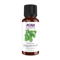 Thumbnail for NOW Essential Oils, Peppermint Oil, Invigorating Aromatherapy Scent, Steam Distilled, 100% Pure, Vegan, Child Resistant Cap, 1-Ounce