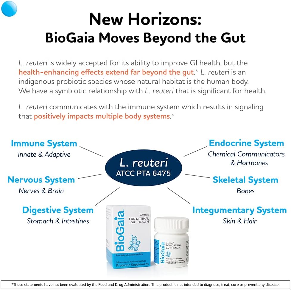 BioGaia Gastrus Chewable Tablets For Optimal Gut Health