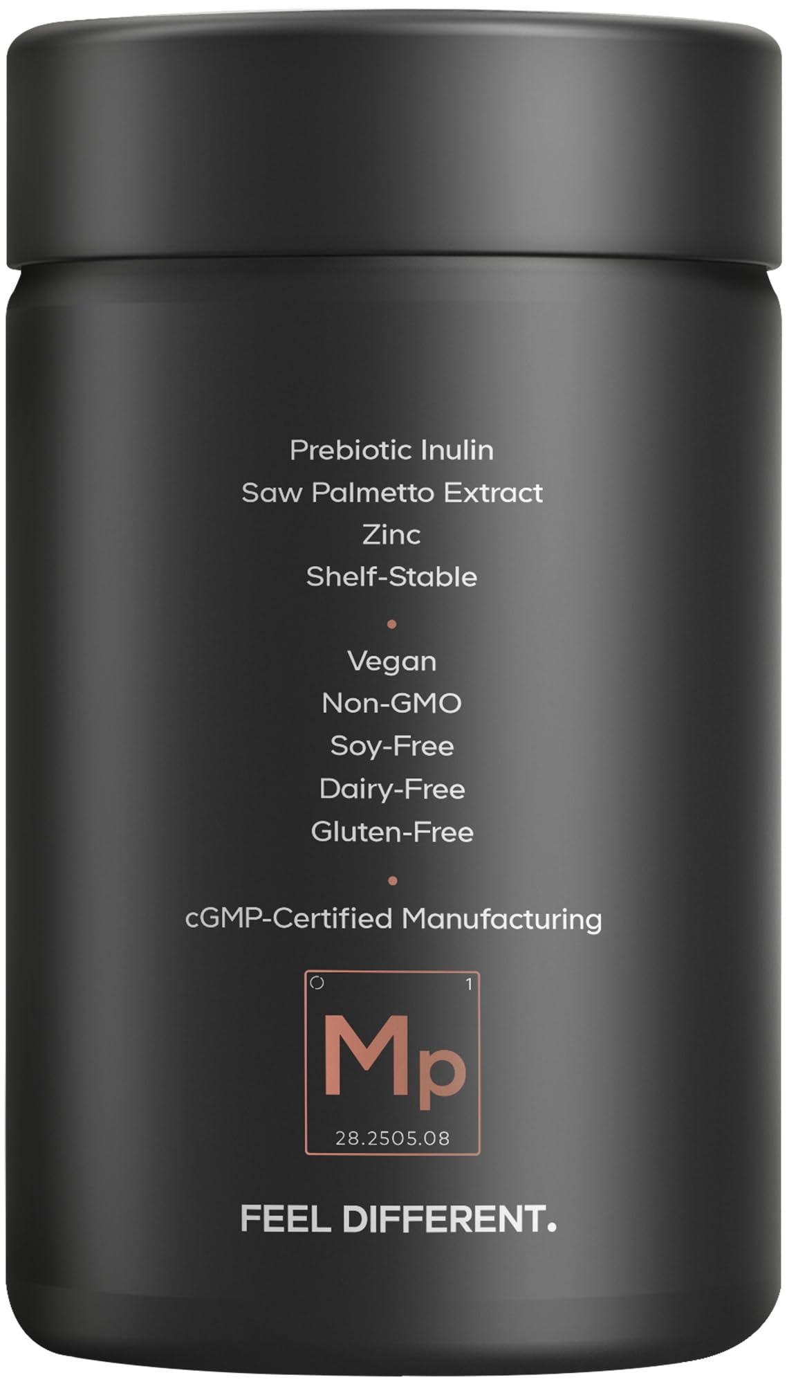 Codeage Men’s Daily Probiotic Supplement - 50 Billion CFU Probiotic Blend with Zinc, Inulin Prebiotic, Saw Palmetto – Men’s Wellness Support – 1 Capsule Per Serving - Non-GMO – 30 Capsules