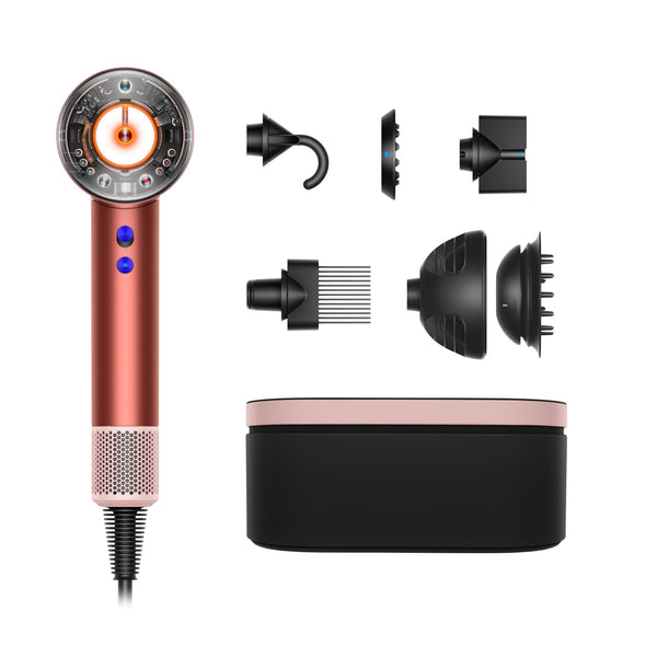 Special Edition Dyson Supersonic Nural™ Hair Dryer in Strawberry Bronze and Blush Pink with Dyson-Designed Presentation