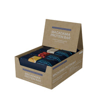 Thumbnail for Blueprint Bryan Johnson Macadamia Nut Protein Bars – Variety Pack Protein Bars - Lemon, White Cocoa & Raspberry – Vegan, Low Sugar, Keto-Friendly Snacks – Non-GMO, Raw Nut Bar– 9g Protein – 12 Pack