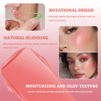 Thumbnail for Cream Blush stick, Natural-Looking Matte Finish Makeup Blush stick, Hydrating Long Lasting Lightweight Blendable Blush for cheeks (#5 Soft Mauve, 1 PC)