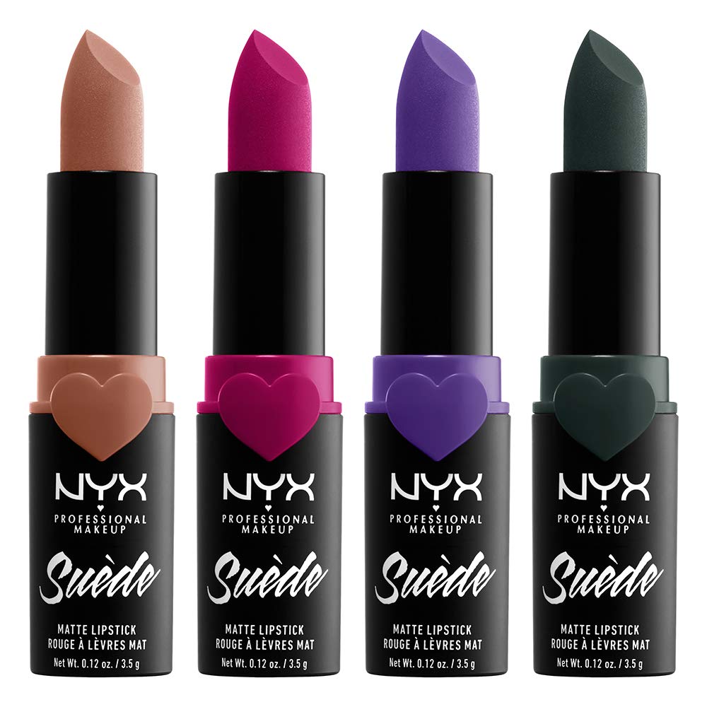 NYX PROFESSIONAL MAKEUP Suede Matte Lipstick, Vegan Formula - Cold Brew (True Brown)