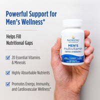 Thumbnail for Nordic Naturals Men’s Multivitamin Extra Strength - Bone, Energy, & Blood-Vessel Support - Immunity Supplement - 20 Essential Nutrients - 60 Tablets - 30 Servings