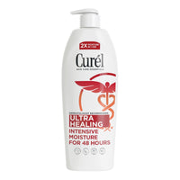 Thumbnail for Curel Ultra Healing Intensive Fragrance-Free Lotion For Extra-Dry Skin, Dermatologist Recommended, Ideal for Sensitive Skin, Cruelty Free, Paraben Free, 20 Oz