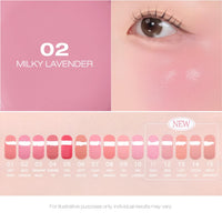 Thumbnail for PERIPERA SYRUPY TOK CHEEK 15 Colors, Liquid Blush, Dewy Finish and Hydrates All day, Soft Velvet Texture Face Cheek Tint (02 MILKY LAVENDER)