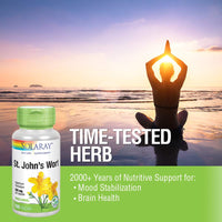 Thumbnail for SOLARAY St Johns Wort 325 mg Whole Aerial - Health and Mood Support Supplement - 60-Day Money Back Guarantee - Non-GMO, Vegan, Lab Verified (100 CT)
