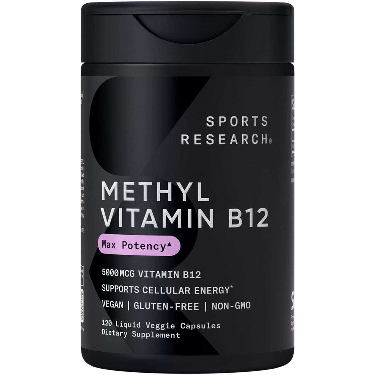 Sports Research® Multivitamin Pack - Vitamin D3 + K2 w/Coconut Oil 5000iu + Vitamin B12 as Methylcobalamin 5000mcg + Omega-3 Fish Oil 1250