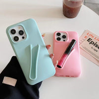 Thumbnail for TRADAY Lip Gloss Phone Case for iPhone 12/12 Pro for Women Girls Protective Silicone Shockproof Slim Funny Cute Phone Case Compatible with iPhone 12/12 Pro(Blue)