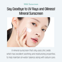 Thumbnail for ETUDE Sunprise Mild Airy Finish Sun Milk SPF50+ / PA++++ (55ml) | Sebum-free, Non-Sticky, Long Lasting Protection, 100% Mineral Based Korean Sunscreen, Korean Skin Care
