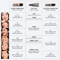 Thumbnail for Saie Slip Tint Tinted Moisturizer with SPF 35 - Light Coverage, Glowy Skin Tint & Mineral Sunscreen for Face with Hydrating Hyaluronic Acid - Summer Makeup Essential - Shade Three + Half (1.35 oz)