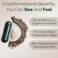 Thumbnail for MAGPLUS+ Magnesium L-Threonate w Apigenin & L Theanine | 7-Ingredient Sleep Blend | Brain, Memory, & Sleep Support | Liposomal Magnesium Threonate Supplement (60 Capsules)