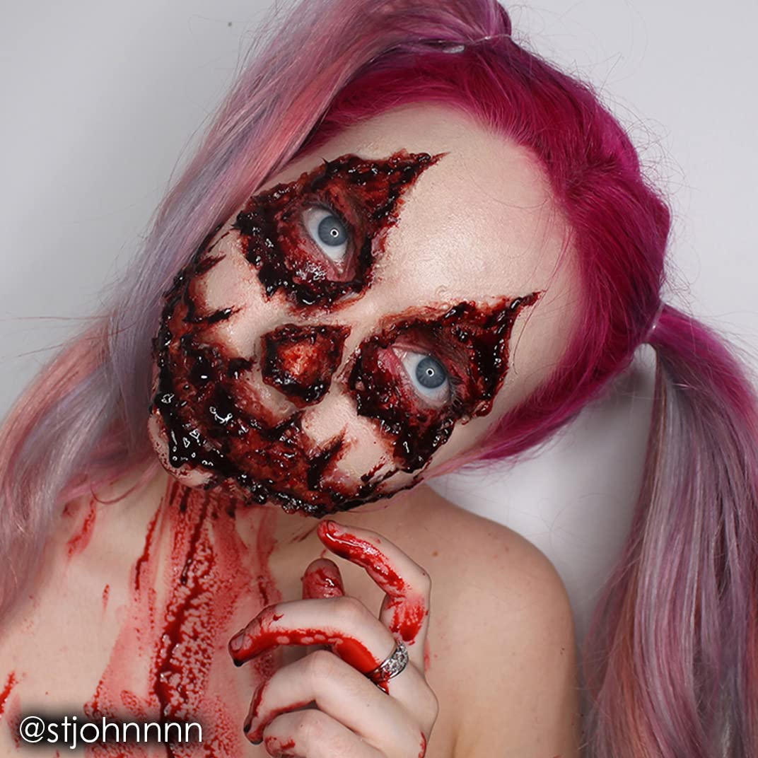 Mehron Makeup Coagulated Blood | Fake Blood | SFX Makeup for Halloween | 0.25 oz (7.4 g)