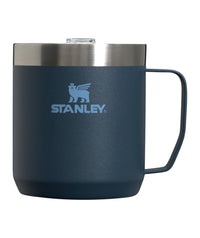 Thumbnail for Stanley Stay-Hot Camp Mug 12 oz | Press Fit Drink Through Lid | Cup for Coffee, Tea and Drinks | Insulated Stainless Steel Coffee Mug | BPA-Free | Navy