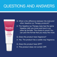 Thumbnail for Vaseline Lip Therapy Rosy Lips Moisturizing Lip Balm - Twin Pack (2-Pack)
