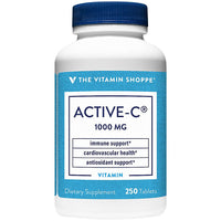 Thumbnail for The Vitamin Shoppe Active-C 1000 MG - Antioxidant with Calcium, Magnesium & Zinc Bound Vitamin C for Immune Health (250 Tablets)