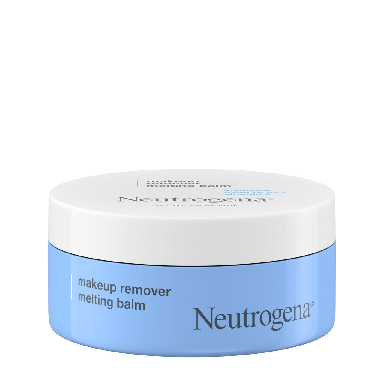 Neutrogena Makeup Remover Melting Balm to Oil with Vitamin E, Gentle and Nourishing Cleansing Balm for Eyes, Lips, or Face, Travel-Friendly for On-the-Go, 2.0 oz