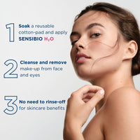 Thumbnail for Bioderma Sensibio H2O Micellar Water, Makeup Remover Cleanser, Gentle for Skin, Fragrance-Free & Alcohol-Free, Gentle Face Cleanser for Sensitive Skin, 16.9 Fl Oz