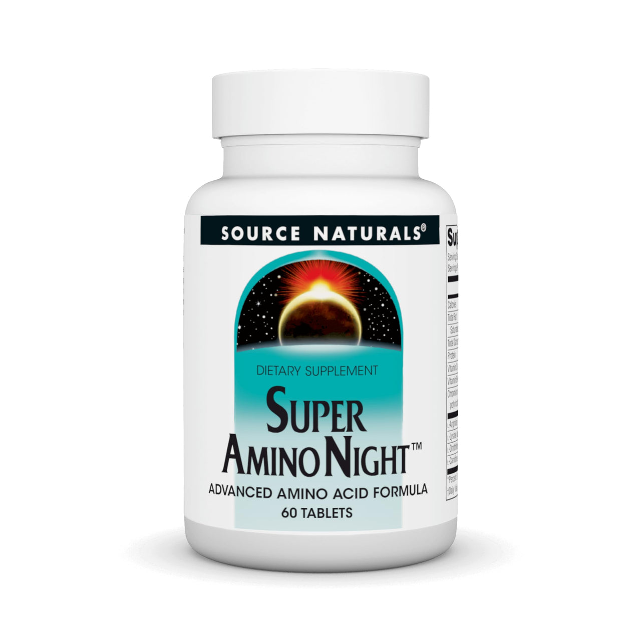 Source Naturals Super Amino Night - Advanced Amino Acid Formula - 60 Capsules