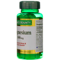 Thumbnail for Nature's Bounty Magnesium 500 mg Tablets 100 ea (Pack of 2)