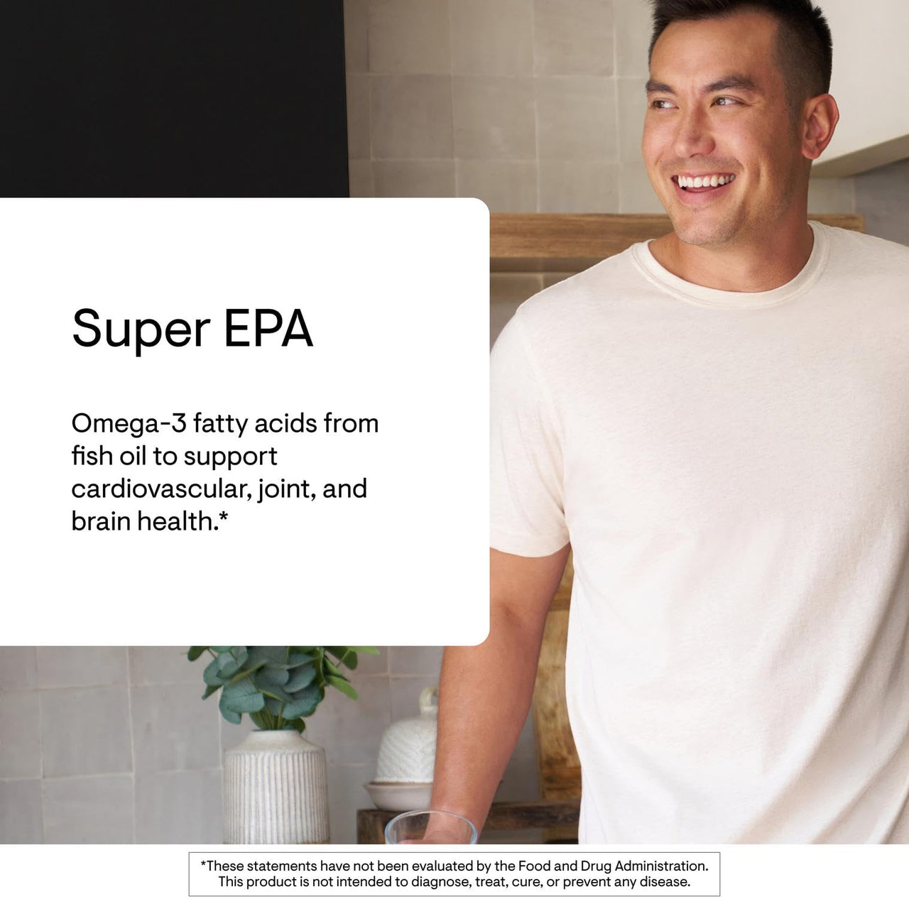 THORNE - Super EPA - Omega-3 Fatty Acids EPA 425mg & DHA 270mg Supplement - Support Brain, Cardiovascular, Joints & Skin* - Gluten, Dairy & Soy-Free - 90 Gelcaps