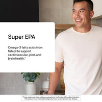 Thumbnail for THORNE - Super EPA - Omega-3 Fatty Acids EPA 425mg & DHA 270mg Supplement - Support Brain, Cardiovascular, Joints & Skin* - Gluten, Dairy & Soy-Free - 90 Gelcaps