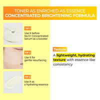 Thumbnail for numbuzin No.5 Vitamin Boosting Essential Toner, Radiance-Boosting Vitamin Toner for Uneven & Dull Skin, Glutathione, Vitamin C, Niacinamide, First Step Skincare, 6.76 fl oz (200ml)