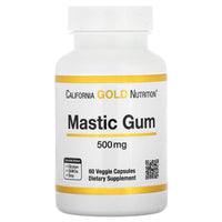 Thumbnail for California Gold Nutrition Mastic Gum, 500 mg, 60 Veggie Capsules