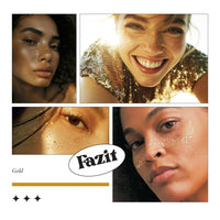 Thumbnail for Fazit Makeup Patches - Gold Speckles - Glow Up Make-Up Patches - Cute Glitter Makeup Accessories for Women - Cosmetic Glitter for Face