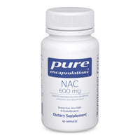 Thumbnail for Pure Encapsulations NAC 600 mg - N-Acetyl Cysteine NAC Supplement for Lung Health & Immune Support, Liver Support & Antioxidants* - with Freeform N-Acetyl-L-Cysteine - 30 Capsules