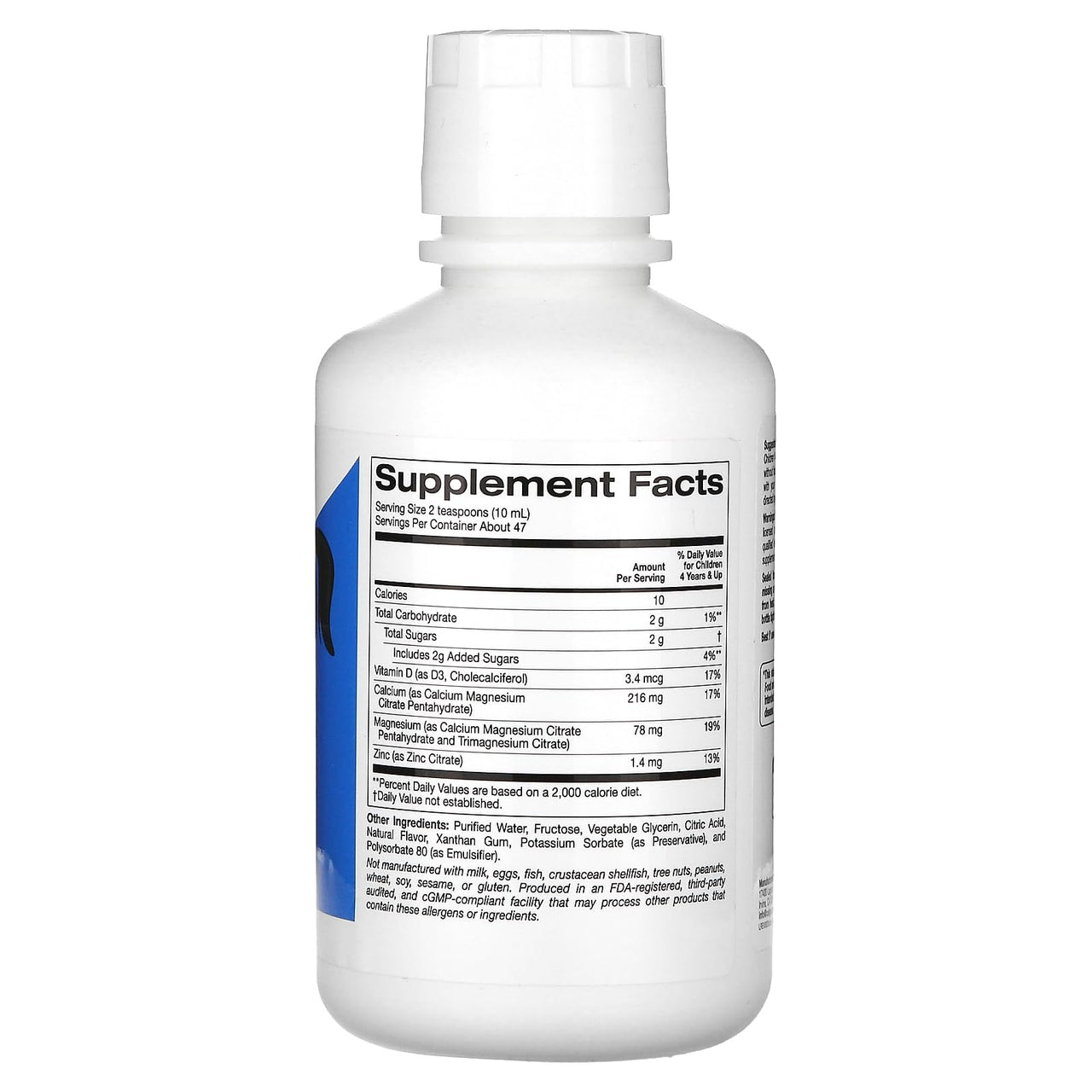 California Gold Nutrition Children’s Liquid Calcium with Magnesium , Bone and Immune Support, Orange Flavor, Gluten Free, Non-GMO, 16 fl oz (473 ml)