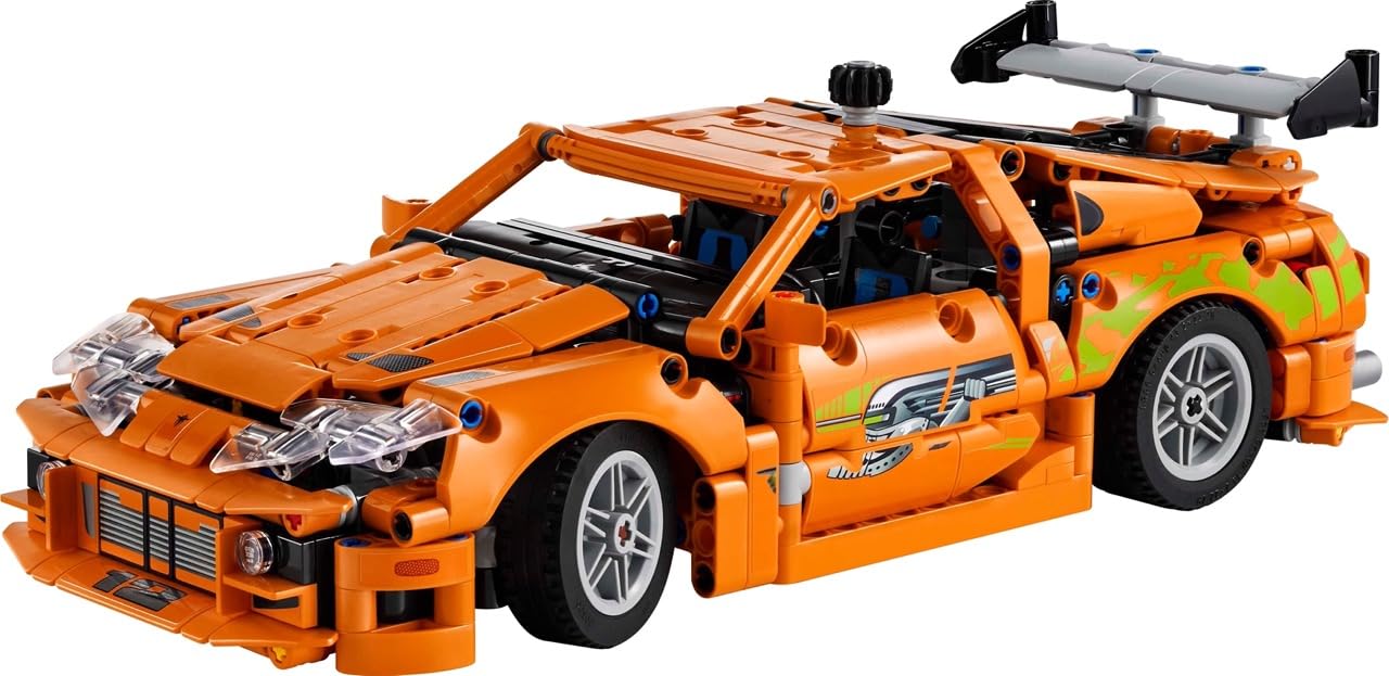 LEGO Technic Fast and Furious Toyota Supra MK4 Building Kit- Toy Car for Kids, Boys, and Girls, Ages 9+ - Creative Gift for Fast and Furious Car Fans - Realistic Engineering Details - 42204