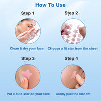 Thumbnail for QUSTERE Pimple Patches for Face, Hydrocolloid Acne Patches, Cute Star Zit Covers, Colorful Spot Stickers with Tea Tree, Salicylic Acid & Cica Oil| 3 Sizes (10mm, 12mm & 14mm) |200 Count
